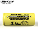 6-30 STÜCKE Liitokala LII-51S 26650 20 A wiederaufladbare Lithiumbatterie 26650 A, 3,7 V 5100 mA. Geeignet für Taschenlampe