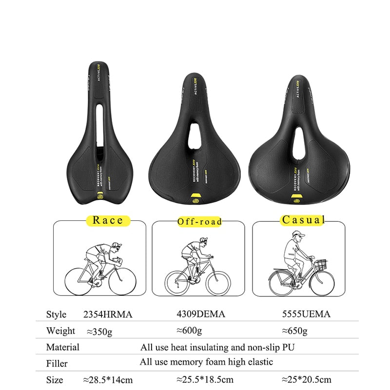 SELLE ROYAL MTB Bike Bicycle Saddle Rail Hollow Breathable Absorption Rainproof Soft Memory Sponge Bike Cycling Seat Saddle