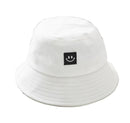 2020 New Smile Face Labeled Kinder Bucket Hats Alle Matched Simple Style Caps Kids Bob Hat Summer Fashion Sun Hat