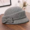 Boina de lana 100%, boina de invierno para mujer, boina de fieltro Floral para mujer, boina francesa de fieltro, gorro fedora, gorro de invierno con flores