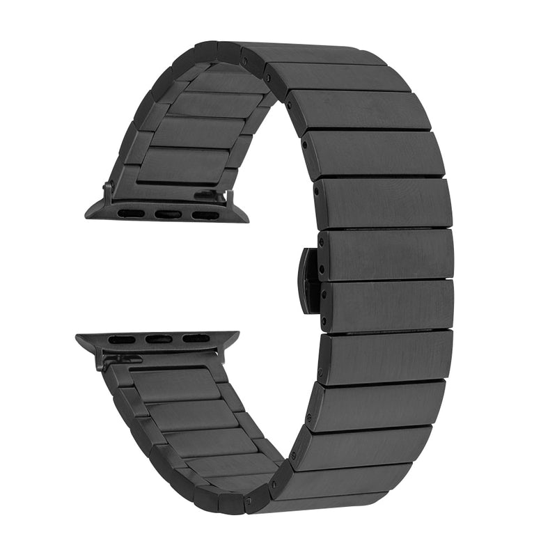 Edelstahlarmband für Apple Watch Band 44 40 42 38 41 44 mm Für iWatch Band Butterfly Metal Bracelet 5 4 3 se 6 7 Series