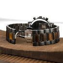 BOBOBIRD Herrenuhr Holz Herren Armbanduhren Leuchtgriff Chronograph Uhr relogio masculino In Geschenkbox
