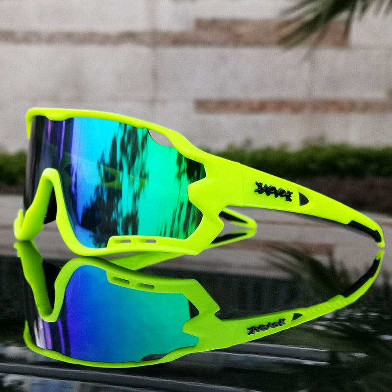 MTB bicicleta gafas hombre mujer Ciclismo gafas de sol Uv400 polarizado bicicleta gafas deportes carreras montar gafas Ciclismo 1 lente