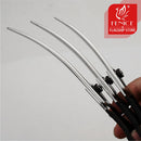 Fenice 7.0 7.5 8.0 Zoll professionelle schwarze Pflegeschere gebogene Schere für Teddy- / Spitzhunde Haustierpflegewerkzeuge JP 440C