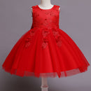 Pegeant Pailletten Backless Kinderkleider für Mädchen Hochzeitsfeier Prinzessin Kleider Baby Mädchen Erstkommunion Layered Tutu Kleider