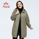 Neuer Ankunfts-Trenchcoat Astrid-Frühlings für Frauenoberbekleidungsqualität Oversize-lange Artfrühlings-Mantelfrauen AS-9373
