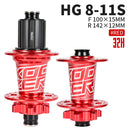 Koozer XM490 Naben 4 Lager MTB Mountainbike Nabe vorne hinten QR oder Thru 28/32/36 Löcher Scheibenbremse Fahrradnabe 8 9 10 11 12Speed