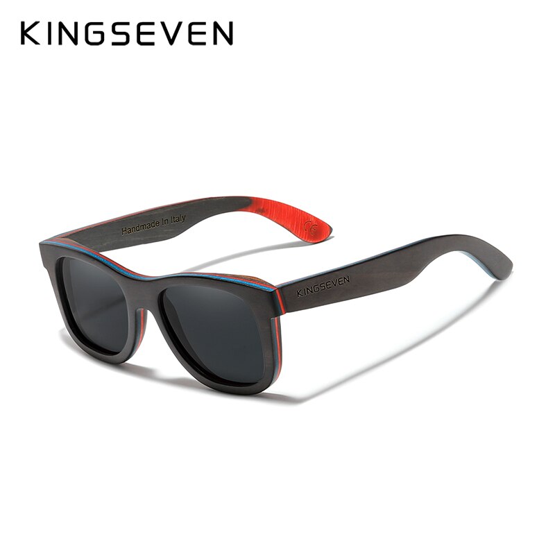 KINGSEVEN Handmade 2022 Naturholz Herrenbrille Polarisierte Sonnenbrille Verlaufslinse Frauen Reisen Vintage Oculos De Sol