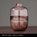 Kreative Blaue Hydroponische Getrocknete Blumenarrangement Vase Ornament Wohnzimmer Schlafzimmer Moderner Esstisch Blume Glasvase Handwerk