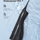 Irrigador Oral portátil Fairywill, USB, 300ml, recargable, irrigador Dental, limpiador de dientes, 3 modos para adultos