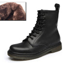 Echtes Leder Stiefel Frauen Weiß Stiefeletten Motorradstiefel Weibliche Herbst Winter Schuhe Frau Punk Botas Mujer 2021 Frühling