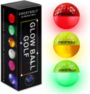 Crestgolf Flashing Golf Ball Night Glow Flash Light Glow LED Golfball-Sechs Farben zur Auswahl