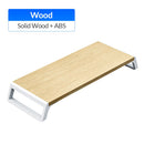 Soporte de madera para Monitor ORICO, elevador Universal para ordenador, soporte de madera para escritorio, soporte para ordenador portátil para PC, MacBook, Notebook, TV, hogar y oficina