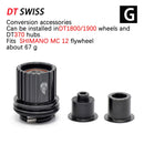 DT SWISS FreeHub dt240 350 1700 Kappen MTB Fahrradnaben Konverter Mountainbike Endadapter QR oder THRU Adapter HG/XD/MS BOOST