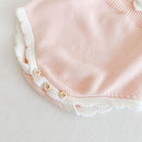 Bonitos mamelucos con lazo para niñas pequeñas de otoño e invierno, ropa para niños y niñas, peleles de punto de manga larga, ropa