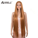 Edle Cosplay-Perücken für schwarze Frauen, gerade, synthetische Spitze, 38-Zoll-Ombre-Blonde-Spitze-Perücke, Cosplay, blonde, synthetische Spitze-Perücke