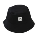 2020 New Smile Face Labeled Kinder Bucket Hats Alle Matched Simple Style Caps Kids Bob Hat Summer Fashion Sun Hat