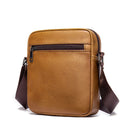 Bandolera WESTAL para hombre, bandolera informal de piel auténtica, Mini bandolera para hombre, bandolera pequeña para hombre, para teléfono 7362