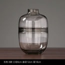 Kreative Blaue Hydroponische Getrocknete Blumenarrangement Vase Ornament Wohnzimmer Schlafzimmer Moderner Esstisch Blume Glasvase Handwerk