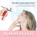 0,3 mm Mini-Gesichts-Airbrush-Kompressor-Kit Air-Brush-Sprühpistole Sauerstoffinjektor für Nail Art Paint Craft Cake Nano Mist Sprayer