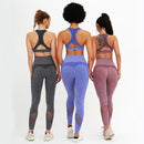 Seamless Yoga Sets Women Gym Clothes 2 Piece Set Women Sport Gym Set Workout Sport Suit Women Tracksuit Sports Bra And Leggings