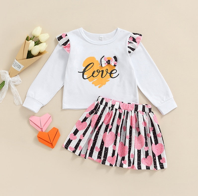 New Toddler Kids Baby Girl Valentine &