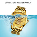 LIGE Damenuhren Damenmodeuhr 2022 Klassische Damenuhr Luxusmarke Diamant Quarz Gold Armbanduhr Geschenk für Damen + Box