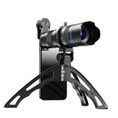 APEXEL HD Metal 20-40x Zoom Teleskop Teleobjektiv Monokulares Telefon Kameraobjektiv + Ministativ für Samsung iPhone alle Smartphones