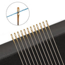LMDZ 12/24 STÜCKE Blindnadel Ältere Nadel Seitenlochnadeln Schwanzseitenöffnung Edelstahl Handnähnadeln Einfädeln