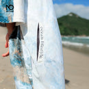 Nu-June Mikrofaser-Neoprenanzug, schnell trocknend, Umkleide-Poncho, Handtuch mit Kapuze zum Schwimmen, Strandtuch, leichter Strand-Surf-Poncho