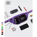 INFLATION Multi-Pocket-Doppelreißverschluss Streetwear-Gürteltasche Klare Bauchtasche Gürteltasche Transparenter Kunststoff Große Gürteltasche 228AI2019