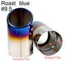 2 teile/satz verchromt edelstahl auto auspuff spitze rohre abdeckungen für audi a1 a3 a4 tt 2009–2015/vw volkswagen passat