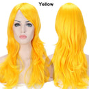 S-noilite Synthetic 28colors 22inch Loose Wave Perücken Halloween Cosplay Perücke Blau Rot Rosa Grau Lila Haarperücke Cosplay für Party