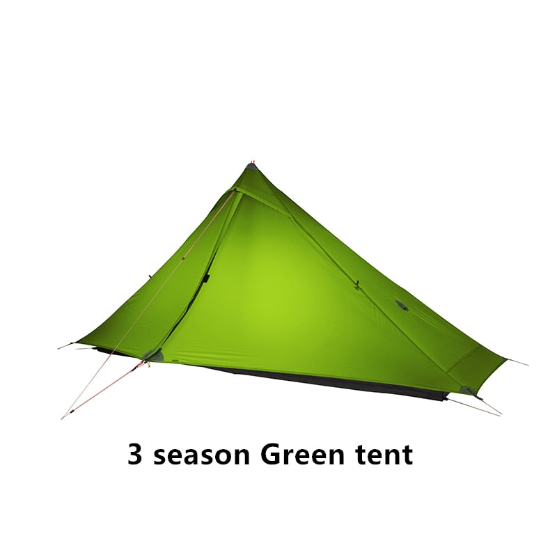 3F UL GEAR LanShan 1 pro 1 Person  Outdoor Ultralight Camping Tent 3 Season  Professional 20D Nylon Both Sides Silicon Tent