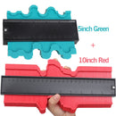 Onnfang 2Pcs/Packs Copy Gauge Duplicator Contour Scale Template Wood Marking Tools Tiling Measuring Ruler Woodworking Tools