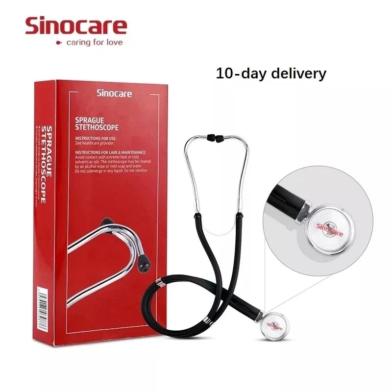 Sinocare Portable Dual Head Stethoscope Doctor Medical Stethoscope Professional Cardiology Medical Equipment Device