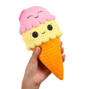 Nuevo Squishy Kawaii Ice Cream Slow Rising Gags Juguete práctico para bromas Squish Antiestrés Kawaii Squishies Squeeze Food al por mayor