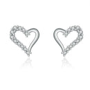 Aros Plata 925 Mujer Love Heart Conch Ohrring für Frauen Schmuck Geschenk Hochzeit Pendientes Engagement Ohrringe 2022 Trendy