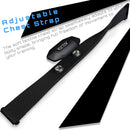 KYTO Pulsmesser Brustgurt Bluetooth 4.0 ANT Fitnesssensor kompatibel Gürtel Wahoo Polar Garmin Connected Outdoor Band