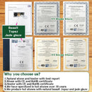 Tontin Hot Stone Massage Körper Basaltstein Set Schönheitssalon SPA mit dickem Segeltuch Heizbeutel Rückenschmerzen lindern