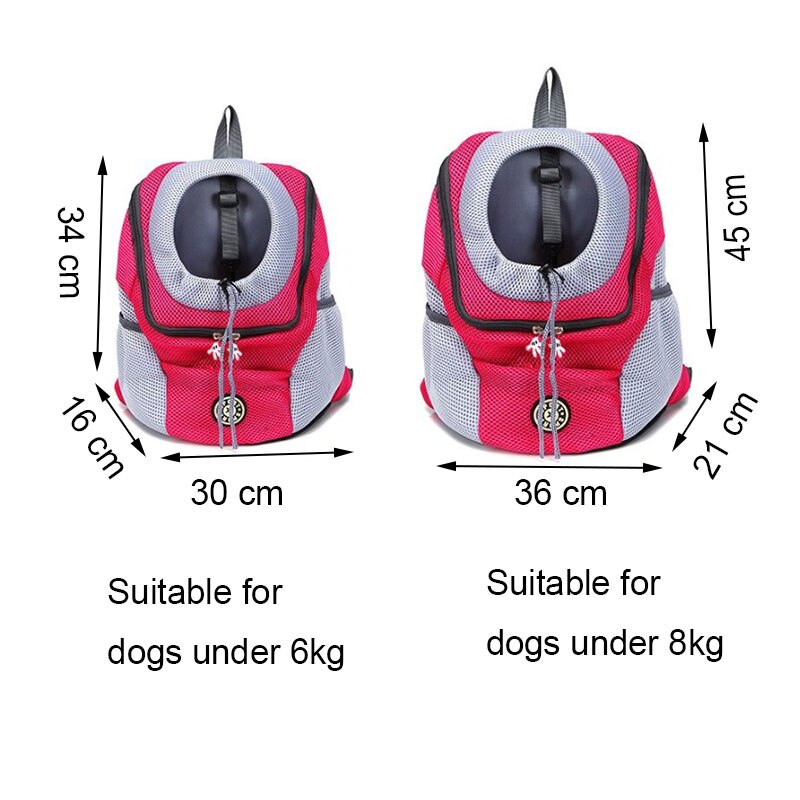 1 Pcs Puppy Kitten Outdoor Backpack Chest Bag Breathable Mesh Pets Outing Carrying Casual Dogs Teddy Golden Retriever
