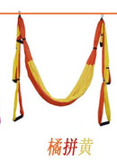 6 Griffe Anti-Schwerkraft-Yoga-Hängemattenstoff Yoga Flying Swing Traction Device Yoga-Hängematten-Set Ausrüstung für Pilates-Körperformung