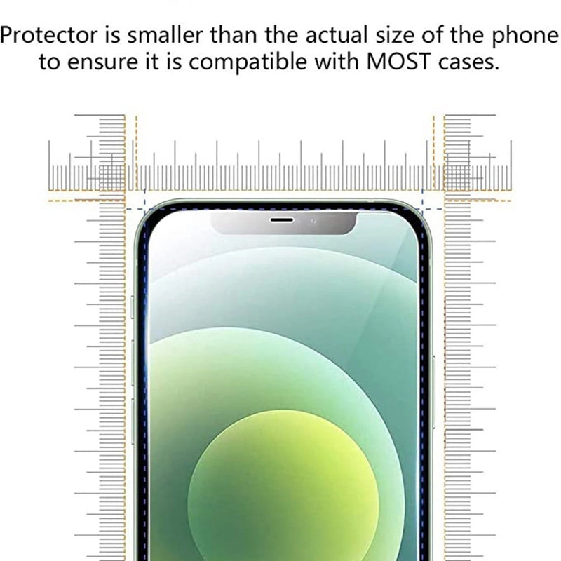 Vidrio protector 10D 4PCS para iPhone 7 8 6 6s Plus X Protector de pantalla para iPhone 11 12 13 Pro X XR XS MAX SE 5 5s Glass