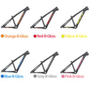 BXT 26er MTB Mountainbike Rahmen 14 Zoll Vollcarbon Kinderfahrradrahmen 160mm Scheibenbremse T1000 Carbon MTB Fahrradrahmen 26er