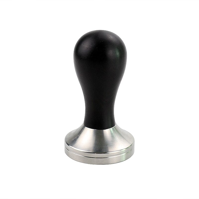 51/53/58mm ajustable de acero inoxidable Espresso café en polvo martillo café madera Tamper Set Barista herramientas distribución de café