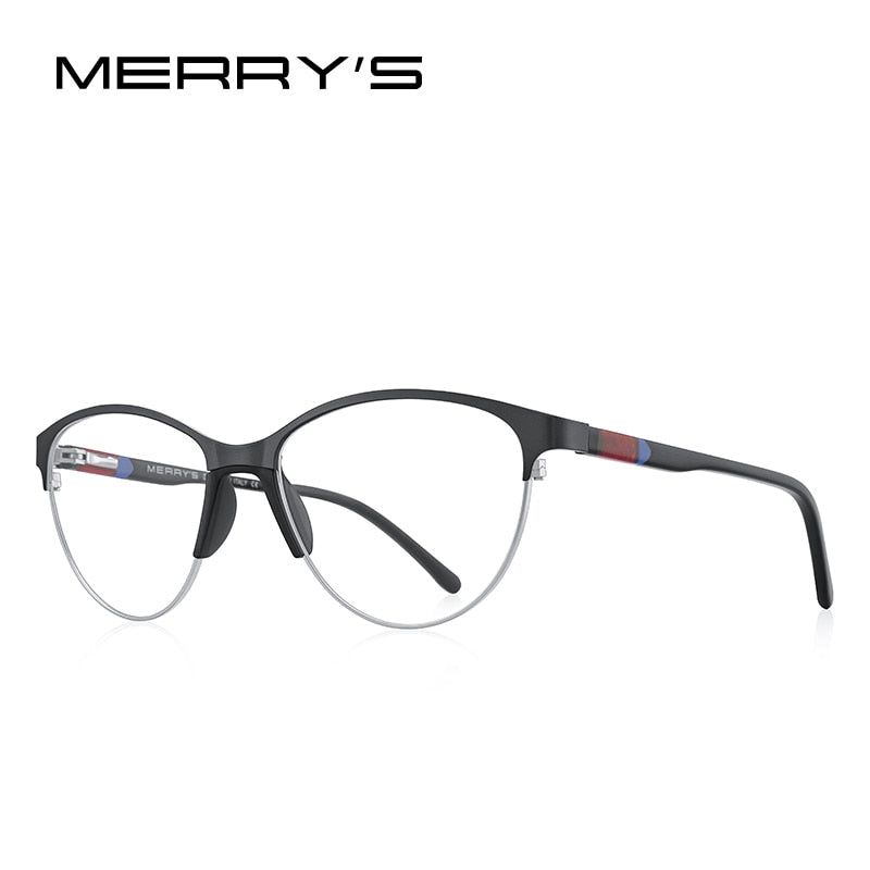 MERRYS DESIGN Frauen Retro Cat Eye Brillengestell Ultralight Eye Myopie Korrektionsbrille Acetat Brille Beine S2602