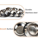 Benepaw, cuenco para comida de agua de acero inoxidable para perros, comedero duradero para perros pequeños, medianos y grandes, cuenco antideslizante para alimentación de cachorros y gatos