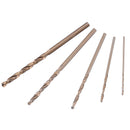 50 Stück neuer Kobaltbohrer 1 mm-3 mm Bohrkraftwerkzeug M35 Kobaltbohrer-Set zum Bohren von gehärtetem Stahl aus Gusseisen