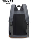 TINYAT, mochilas para ordenador portátil de 15 pulgadas para hombre, mochilas escolares para ordenador, mochilas de ocio para adolescentes, Mochila de hombro de viaje gris