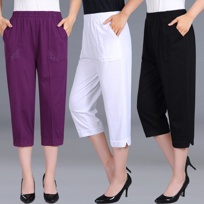 Women Capris Pants Female Women&